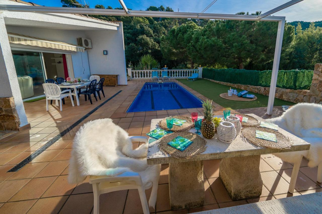 Villa Natura Lux, Piscina Privada Y Zona Exterior Tossa de Mar Dış mekan fotoğraf